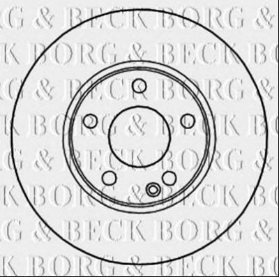 BORG & BECK bbd5267 -  Тормозной диск